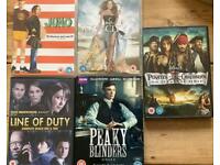 DVDS - Line Of Duty; Peaky’s; Pirates; Juno; Sex And The City 