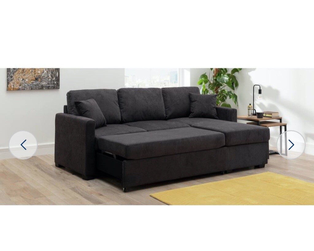 right corner sofa bed charcoal