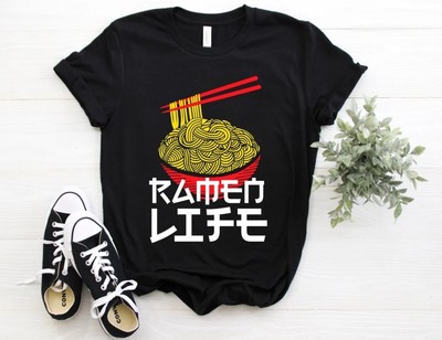Cute Ramen Shirt, I Love Japanese Noodles Tank Top, Kawaii Crop Tee