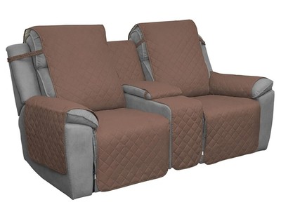 Easy-Going Loveseat Recliner Cover with Console, Reversible Couch Cover BRANDNEW