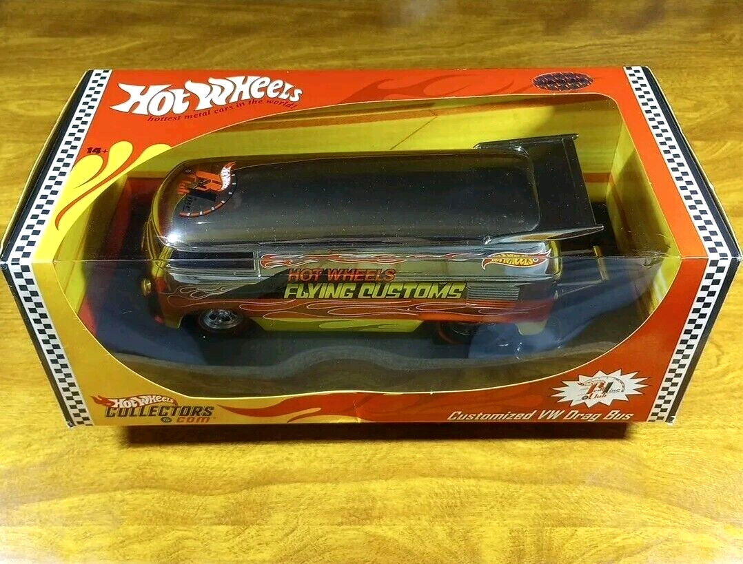 1/18 CUSTOMIZED VW DRAG BUS 2台 HOT WHEELS 1:18 VW DRAG BUS (2) & JASPER CAR -NIB - Kaufman