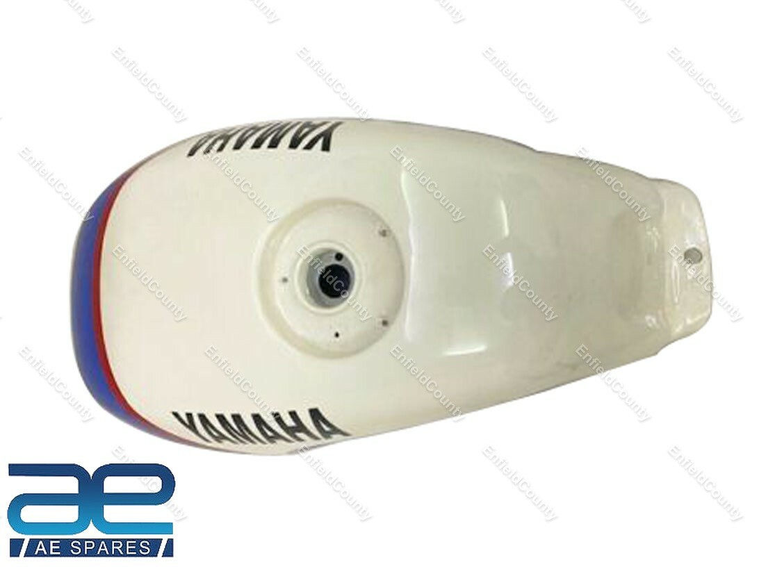 For YAMAHA YSR 50 80 YSR50 YSR80 1989 Fuel Gas Tank Blue & White With Cap & Tap 