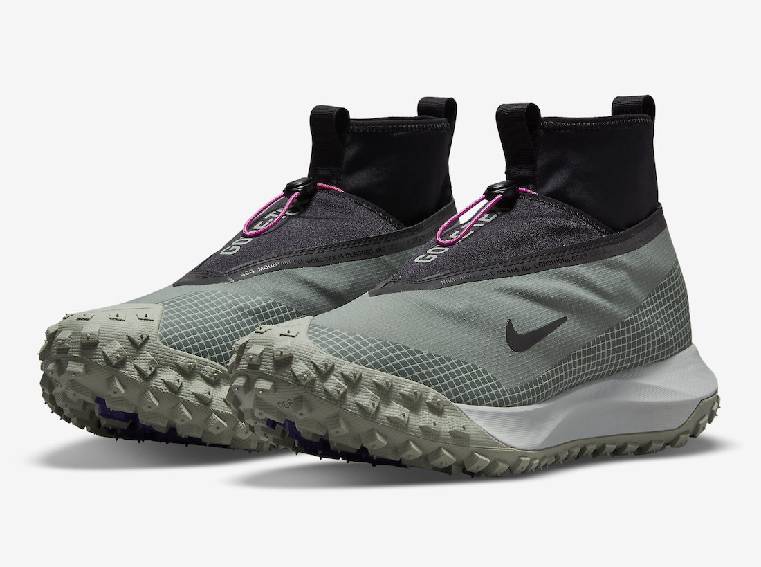 

Мужские кроссовки Nike ACG Mountain Fly Gore-Tex GTX Clay Green Black CT2904-300 sz 8, Зеленый, Nike ACG Mountain Fly GTX