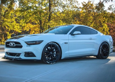 19 INCH BLACK MRR M350 WHEELS 19X10 / 19X11 FOR FORD MUSTANG S550 RIMS SET 4 