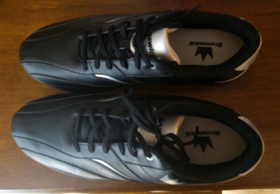 Mens Brunswick RENEGADE Bowling Shoes Black//Green Sizes 6-15