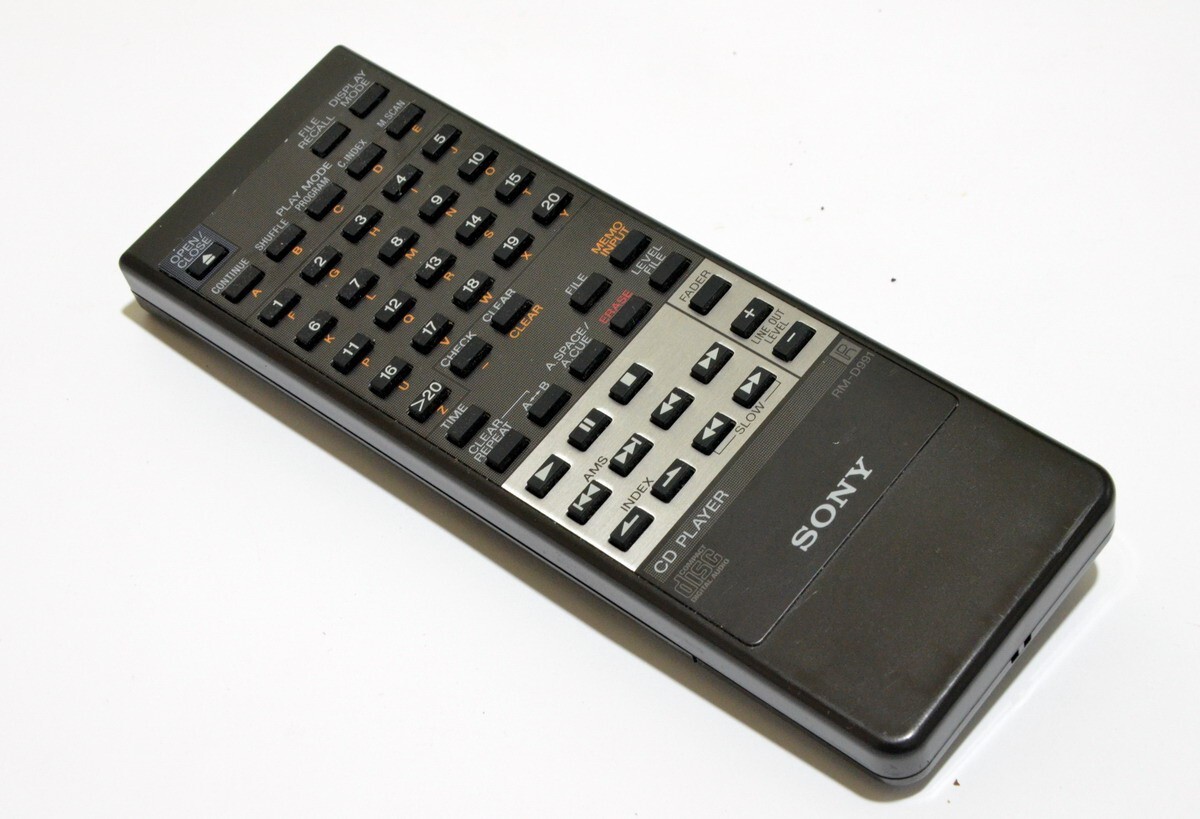 Sony RM D 991 CD Player ES 559 707 808 Remote Control