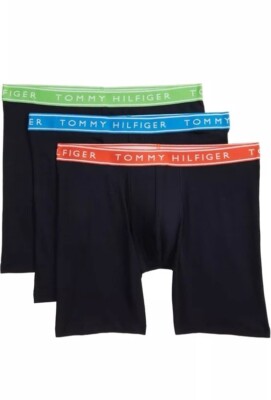 Tommy Hilfiger Classic 3-Pack Cotton Stretch Boxer Briefs Mens Size XL New