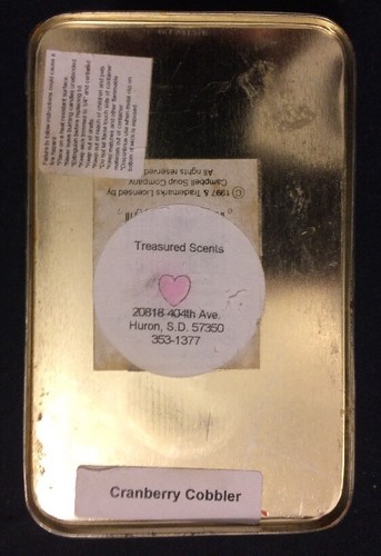 Vintage 1997 Campbell's Soup Kids Tin Box Cranberry Cobbler