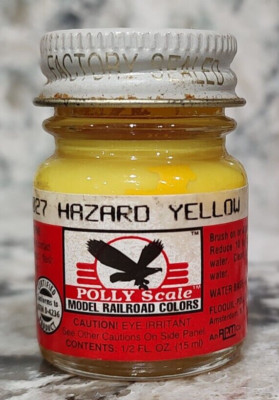 FLOQUIL POLLY SCALE MODEL & RAILROAD COLORS PAINT .5 oz - HAZARD YELLOW