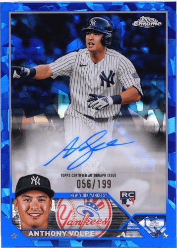 2023 Topps Chrome Update Series Sapphire Edition - Anthony Volpe #USA-AV