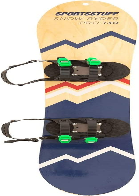 Snow Ryder PRO Hardwood Snowboard, 130Cm, Beginner'S Wood Snowboard