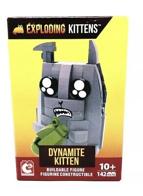 Cat Dynamite Buildable Figure Toy from Exploding Kittens Game plus Bonus Card