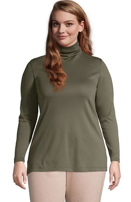

Хлопковая водолазка Pendleton с длинными рукавами Pima, темная ель, XS, Darkest spruce
