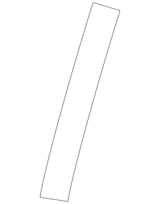 Genuine Mitsubishi Spoiler Assembly Gasket 6515A325