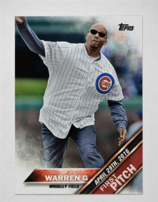 2016 Topps Update First Pitch #FP3 Warren G - NM-MT