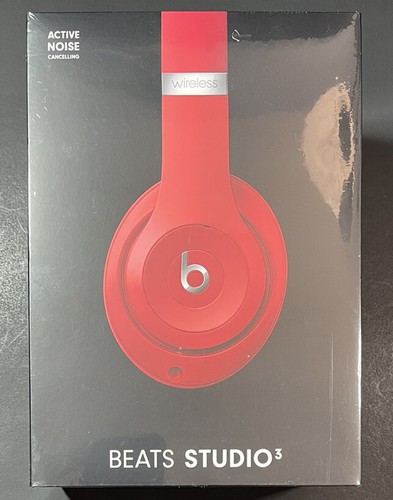 Official Beats Studio 3 Over-Ear Wireless Headphone [ RED Official Beats Studio 3 Over-Ear Wireless Headphone [ RED
