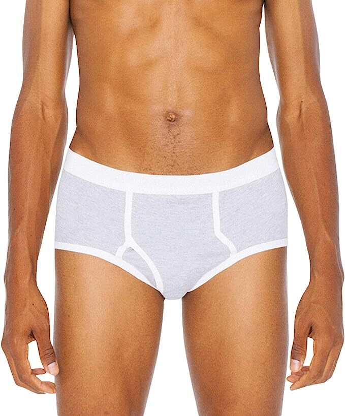 American Apparel Men's Baby Rib Brief 12 pk assorted 100% cotton