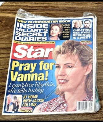 Vanna White Tina Turner H.clinton Meg Ryan Madonna Star Tabloid 7/25/00 New