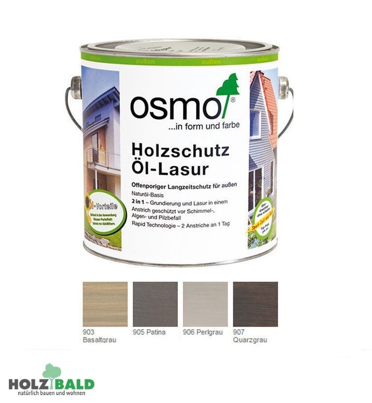 Vergrauungslasur OSMO Holzschutz Öl - Lasur verschiedene ...