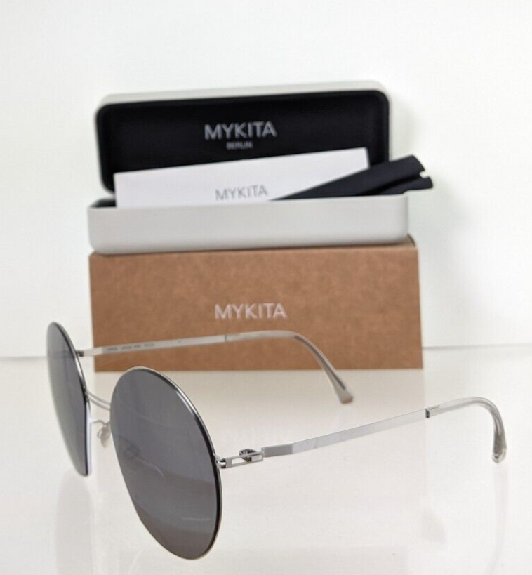 Pre-owned Mykita Brand Authentic  Lite Sun Jette Col. 401 57mm Silver Frame In Gray