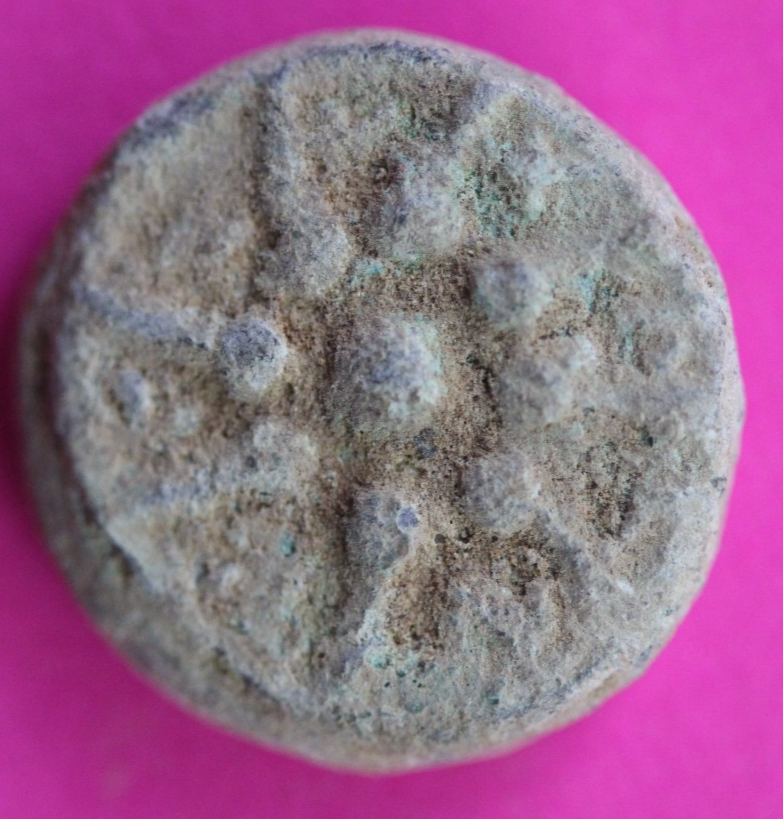 ORIGINAL Desert Patina Big Widows Mite Herods Hoard Holy Land Artifact COA A85