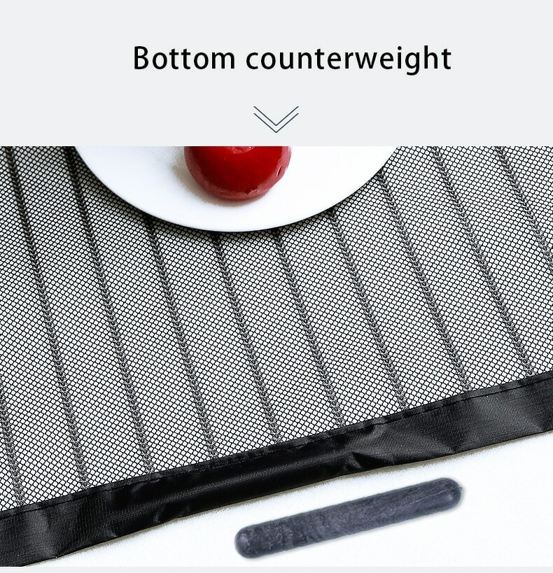 Magnetic Screen Door Heavy Duty Hands-Free Mosquito Mesh Anti Bugs Fly Curtain