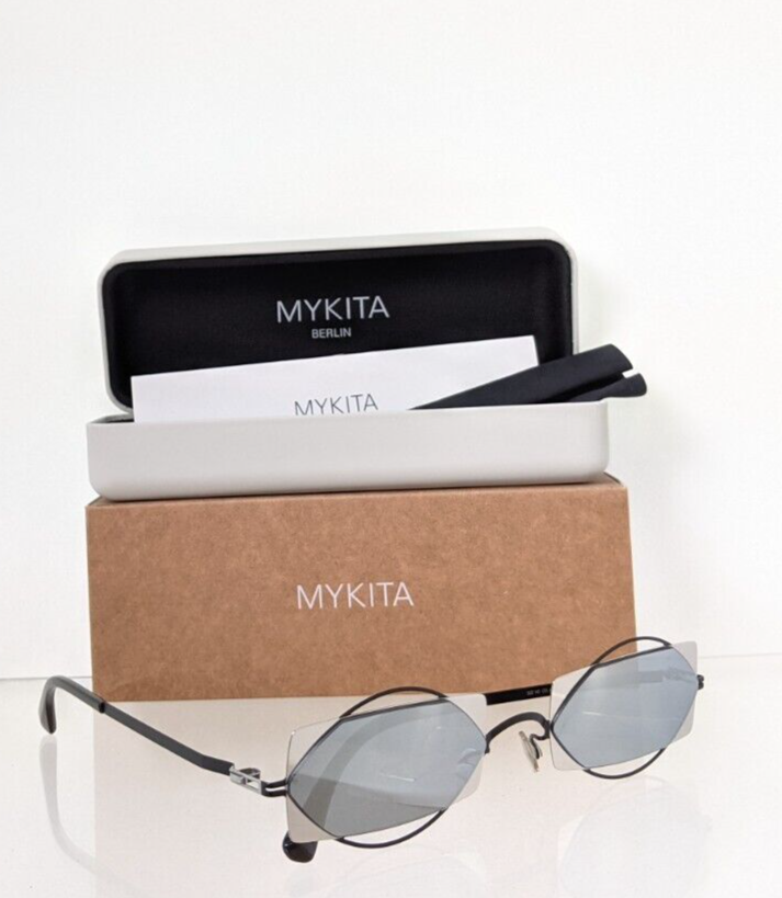 Pre-owned Mykita Brand Authentic  Sunglasses Charlotte Col 484 54mm Frame In Grey & Silver Flash