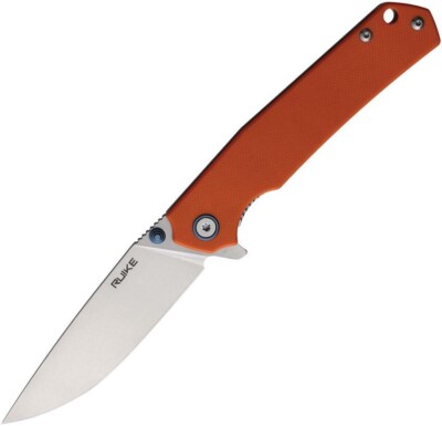 RUIKE P801 Framelock Folding Knife 3.5'' 14C28N Sandvik Steel Blade G10/Stainless