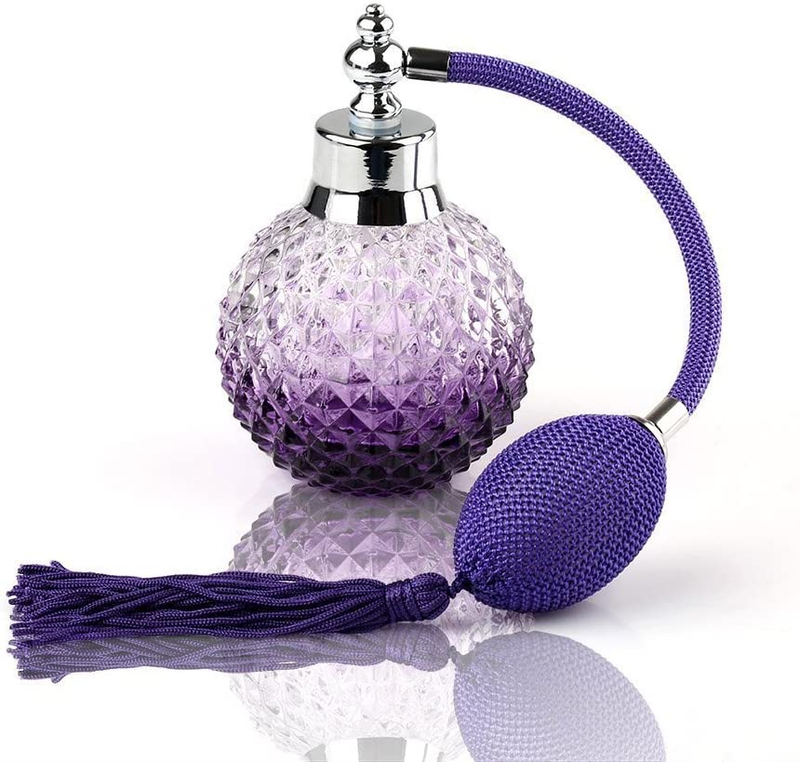 Yueton 100Ml Vintage Crystal Style Refillable Perfume Atomizer Spray Bottle