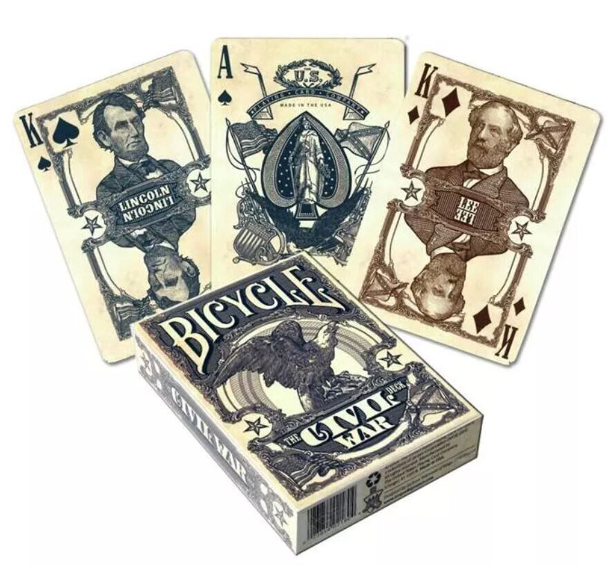 Civil War Blue Playing Cards Deck 2014 Retired Air Cushion New Sealed