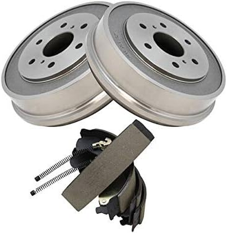 3 Piece Kit Rear Brake Drum and Brake Shoe for 2005-2008 Chevy Silverado 1500