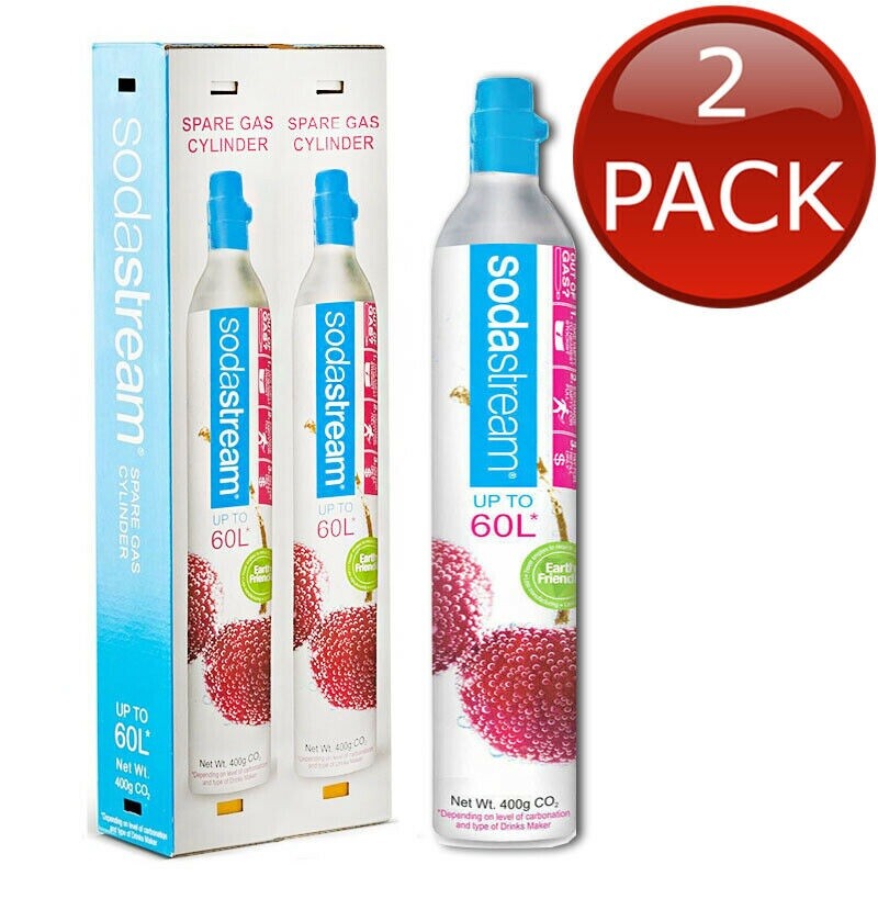 Compare 2 X 60L Spare Gas Cylinder Refill for Sodastream Soda Stream