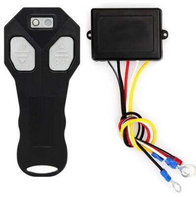 DC12V Wireless Winch Remote Control Kit Switch Handset for Car/ATV/SUV/UTV/Truck