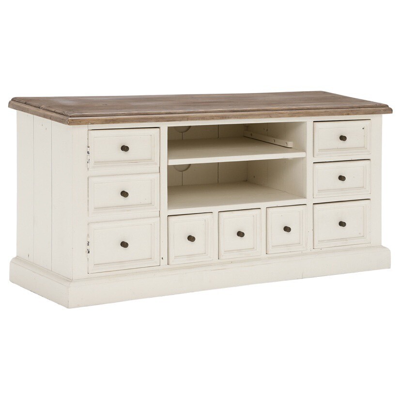 Barker & Stonehouse CARISBROOKE Reclaimed wood media tv unit storage