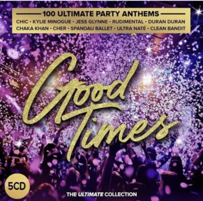 Ultimate Party Anthems: Good Times CD (2019) NEW SEALED 5 Disc Box Set Pop Disco
