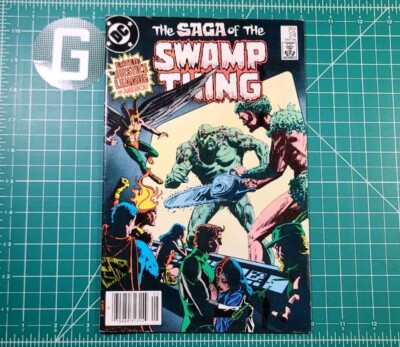 Saga Of Swamp Thing #24 (1984) Newsstand Alan Moore Classic Cover DC Comics VF-