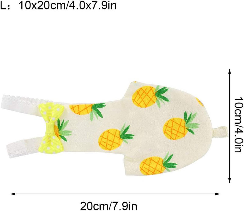 Bird Diaper, Washable Reusable Parrots Nappies Bird Cute Diaper Clothes Flight S