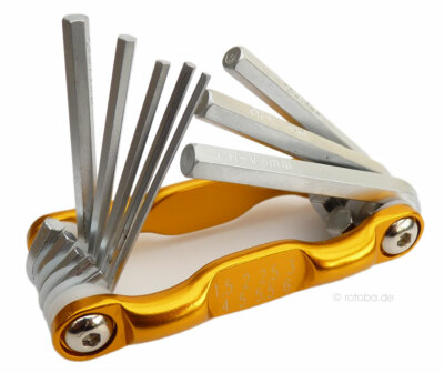Sechskant-Schlüsselsatz 4-tlg. – 1,5, 2, 2,5 & 3 Mm, Für RC-Modelle & Miniatur-Arbeiten