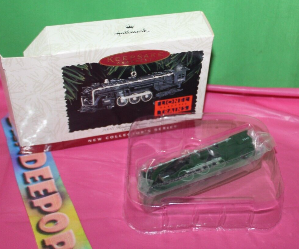 Hallmark Lionel Electric Trains 700E Hudson Steam Locomotive 1996 Ornament Ser 1