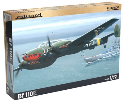 Eduard 7083 Messerschmitt Bf110E 'Profi-Pack' 1/72 Scale Plastic Model Kit