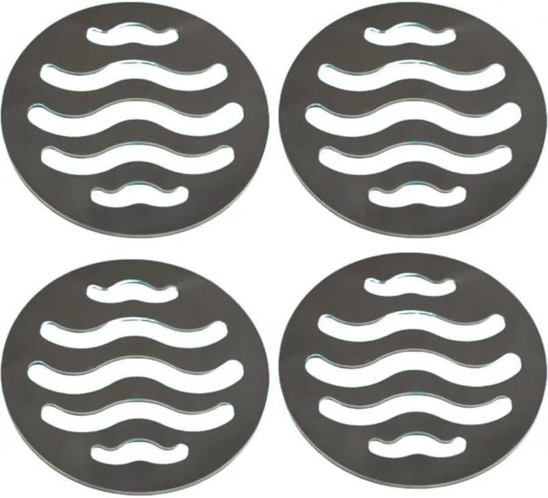 4 Pcs round Floor Drain Cover, Shower Drain Grate Drain Protection Cover for Fur