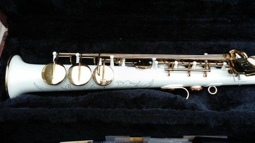 L.A. Sax Straight Soprano Saxophone w/ Case, Plus Extras