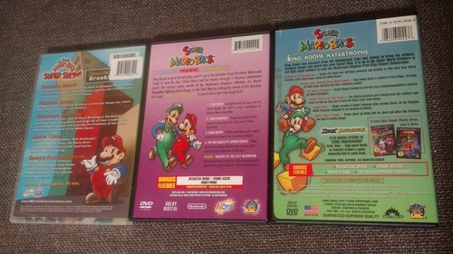 Super Mario Bros DVD Showdown in Brooklyn King Koopa Katastrophe Mario's Movie