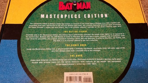 Batman Masterpiece Edition Golden Age Set. Figure. Comic Book