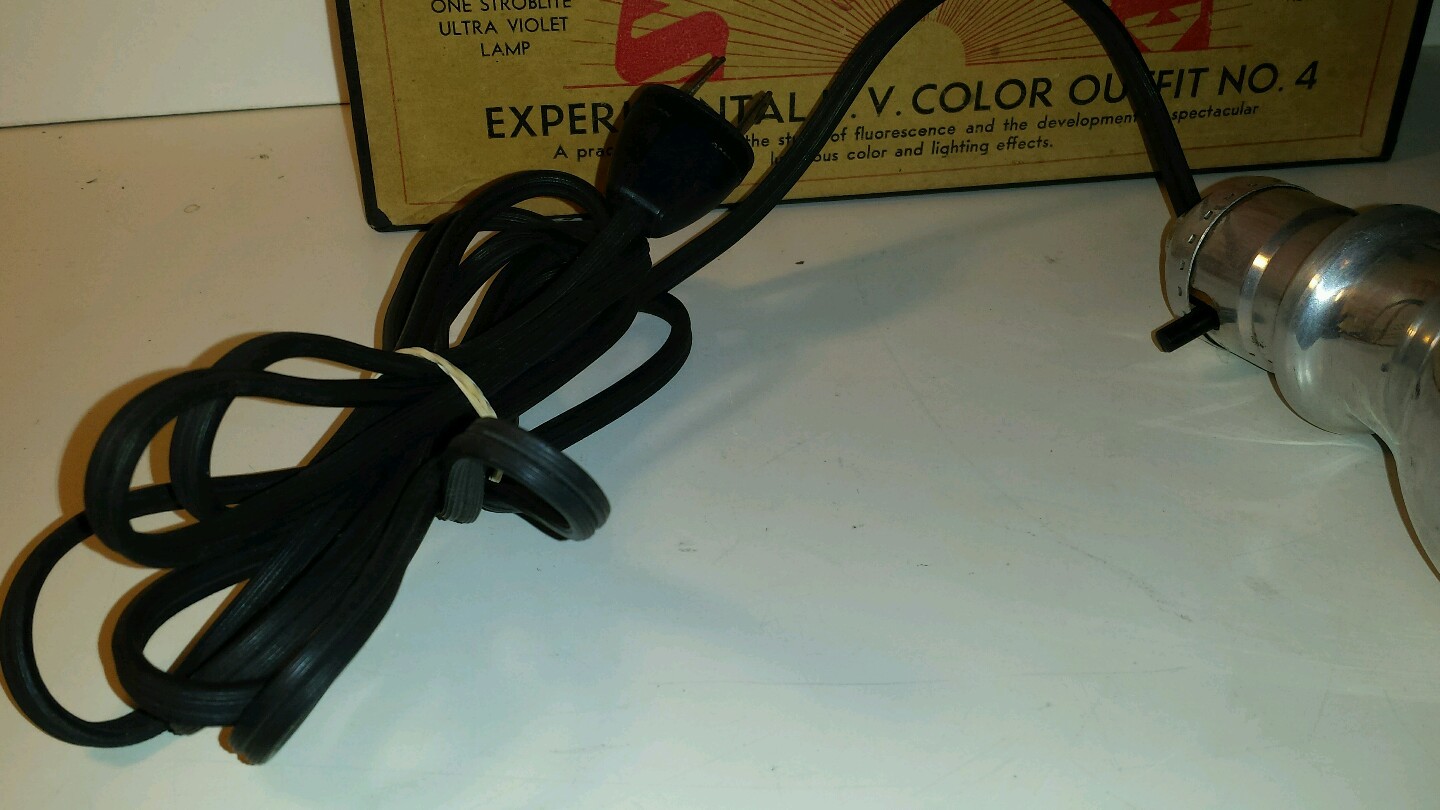 Vintage Stroblite Co.1950s Experimental UV Color Outfit No.4 ORIGINAL BOX RARE