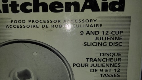 Nos KitchenAid food processor julienne slicing disc 9 & 12 cup