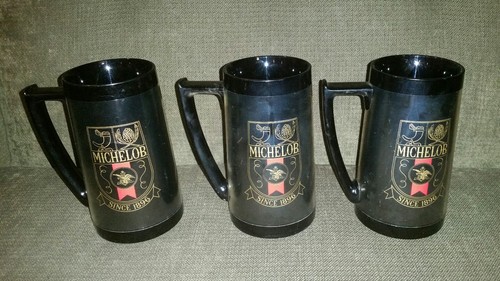 Set Of 6 Michelob Beer West Bend 12 Ounce Thermo-serv Mugs Great Condition