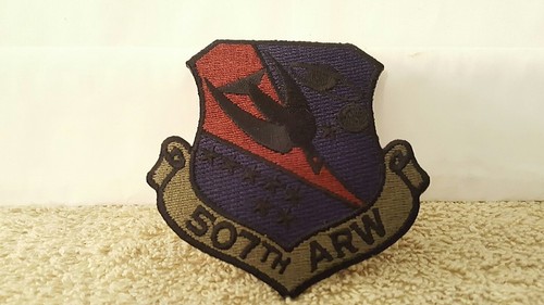 USAF 507th Air Refueling Wing - subdued Patch 3 x 3 inches