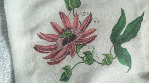 Crabtree & Evelyn 100% Linen Floral Coasters Wildflowers Napkins Set of 4