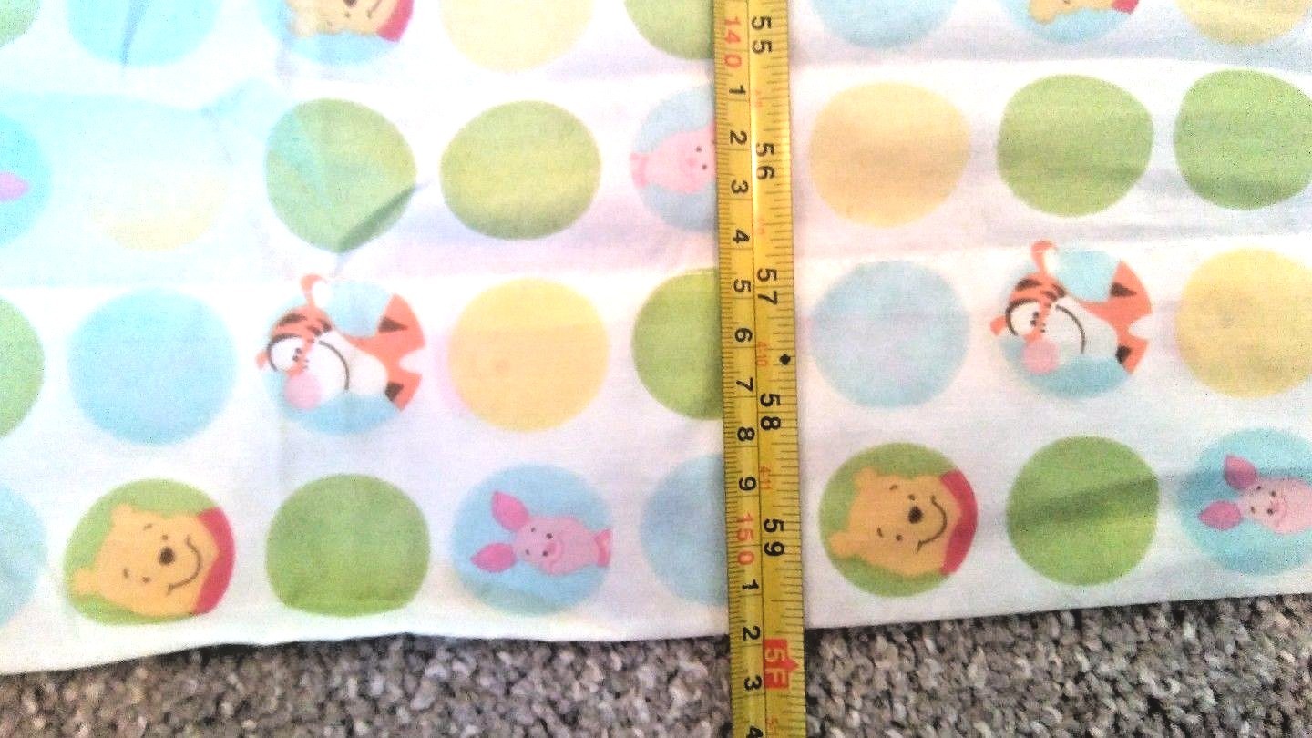 Disney Baby Winnie the Pooh 2 Vintage Flat Sheets 40.5
